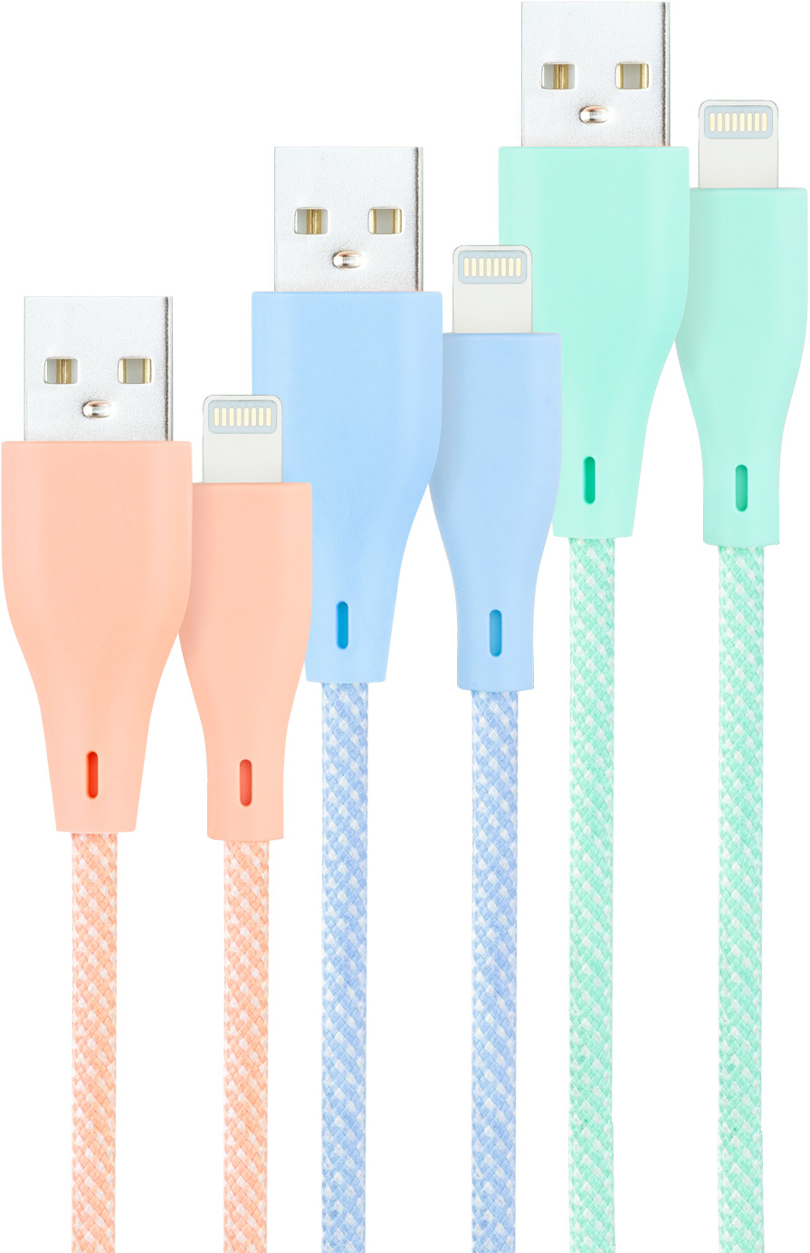 Nanocable Nanocable 3 Cables Lightning a USB 2.0, Lightning/