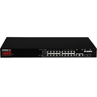 Edimax GS-5216PLC switch Gigabit Ethernet (10/100/1000) Energía sobre Ethernet (PoE) Negro