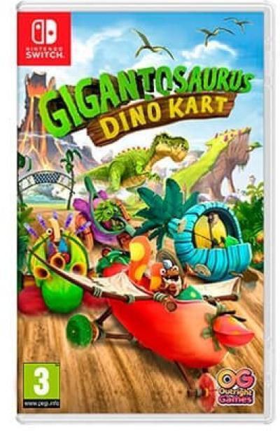 Bandai JUEGO NINTENDO SWITCH GIGANTOSAURUS: DINO KART