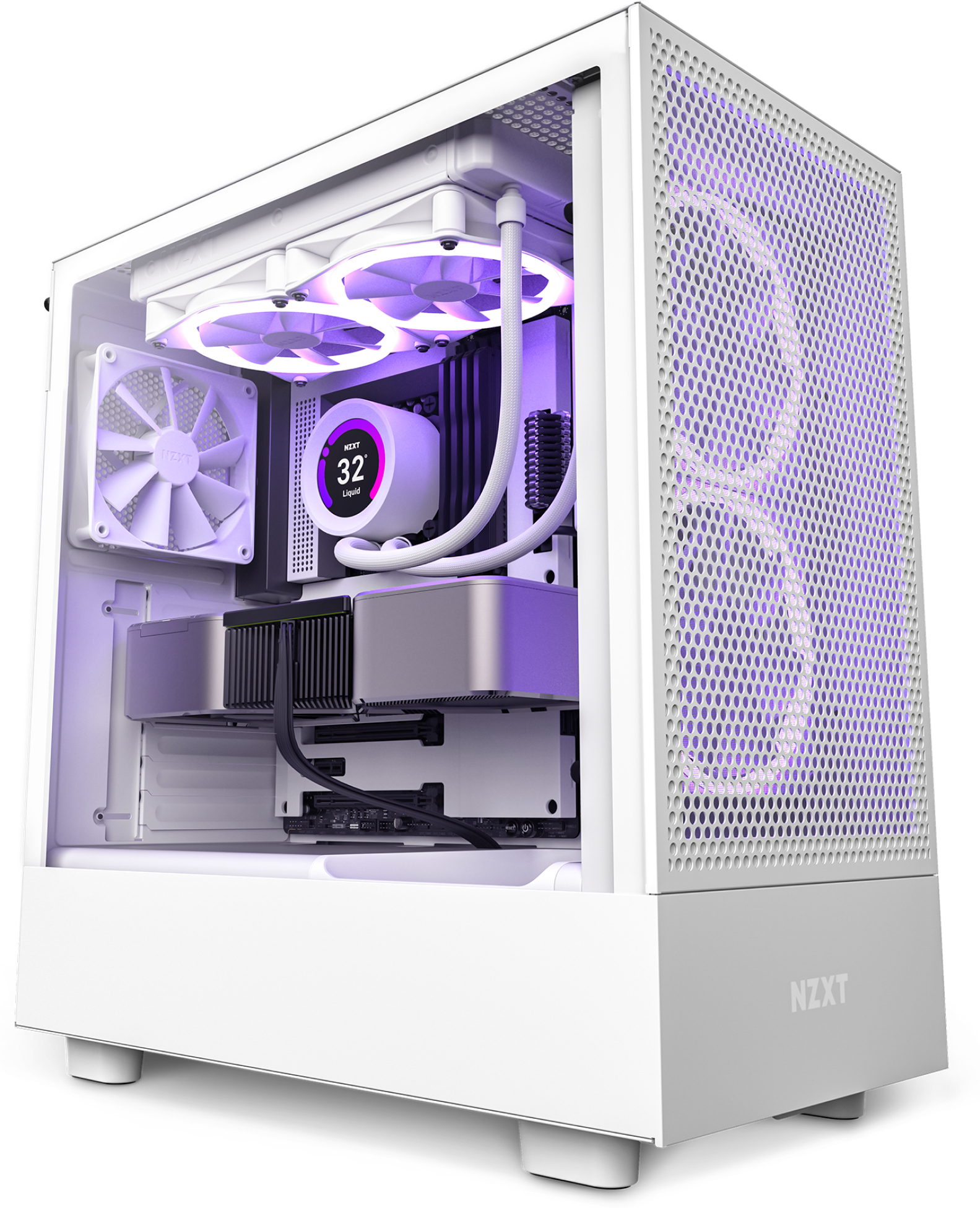 NZXT NZXT H5 Flow Midi Tower Blanco