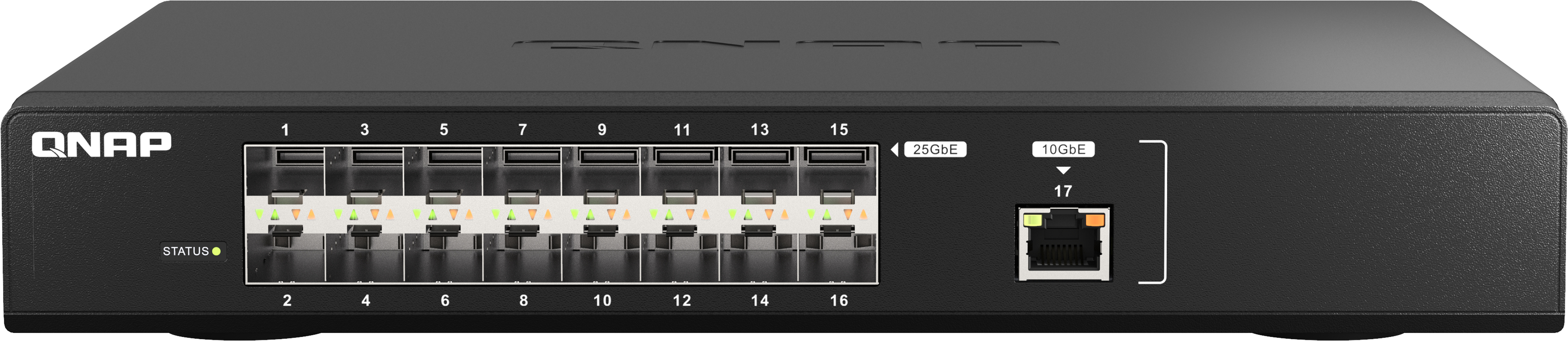 QNAP QNAP QSW-M5216-1T switch Gestionado L2 Negro