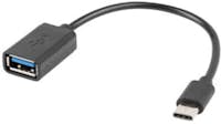 Lanberg ADAPTADOR LANBERG OTG USB-C(M) A USB-A 2.0 (H) 15
