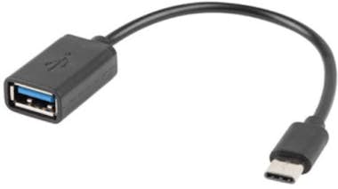 Lanberg ADAPTADOR LANBERG OTG USB-C(M) A USB-A 2.0 (H) 15