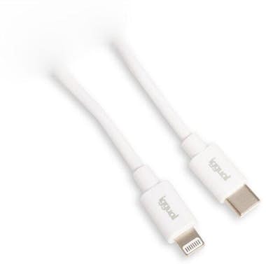 iggual cable USB-C/Lightning 100 cm blanco Q3.0 3A