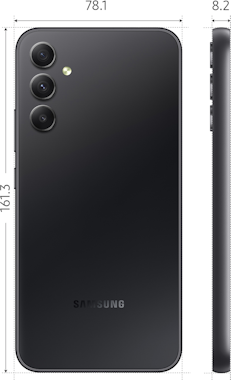 Samsung Galaxy A34 5G 8/256GB Plata Libre + Protector Pantalla