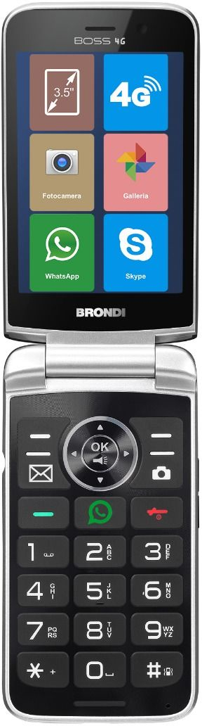 Brondi Brondi Boss 4G 8,89 cm (3.5"") Negro Característic