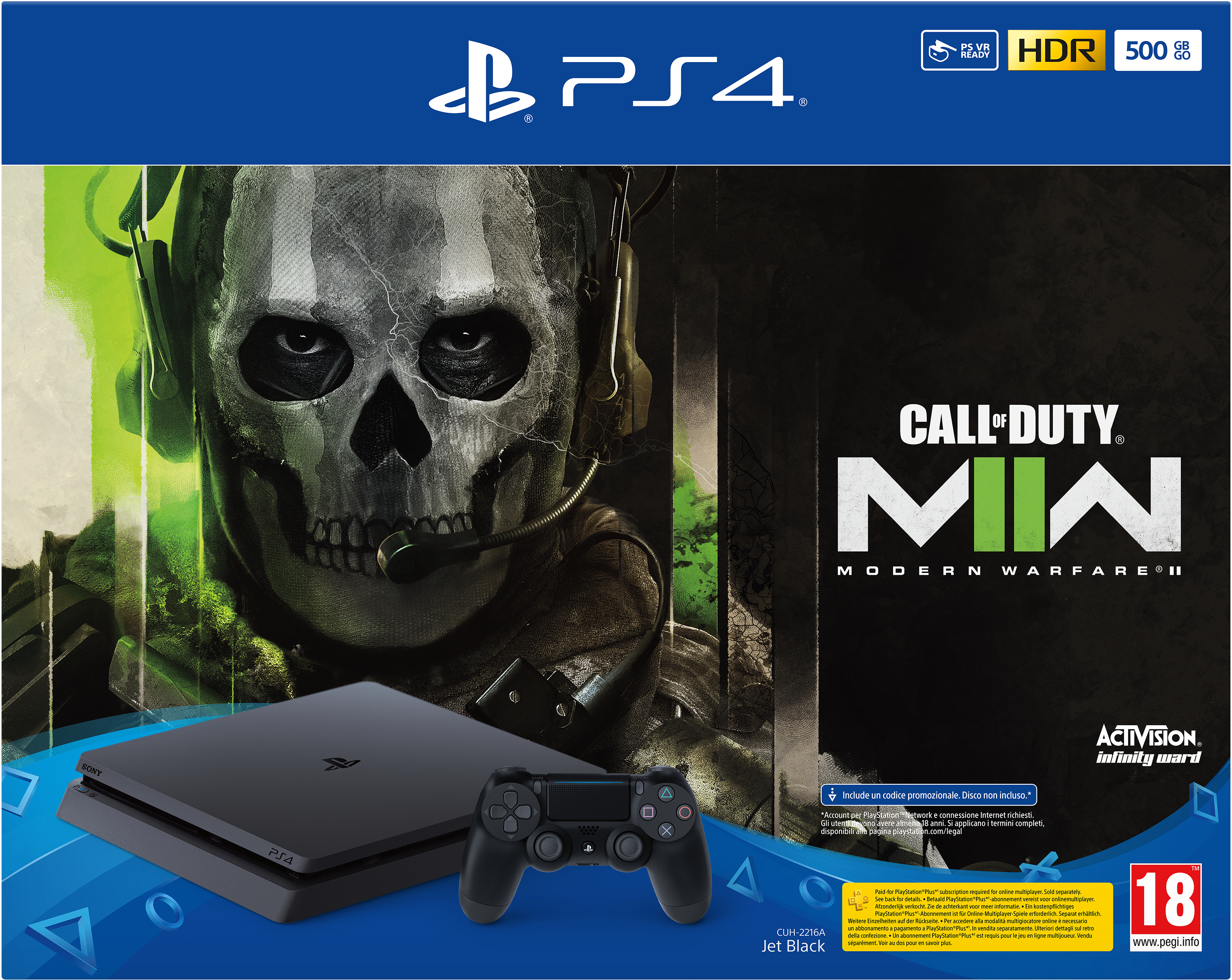 Sony Sony PlayStation 4 500GB + CALL OF DUTY: Modern Wa