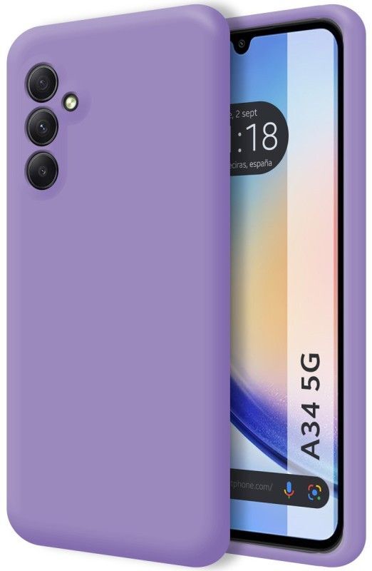 Tumundosmartphone Funda Silicona Líquida Samsung Galaxy A34 5G Morad