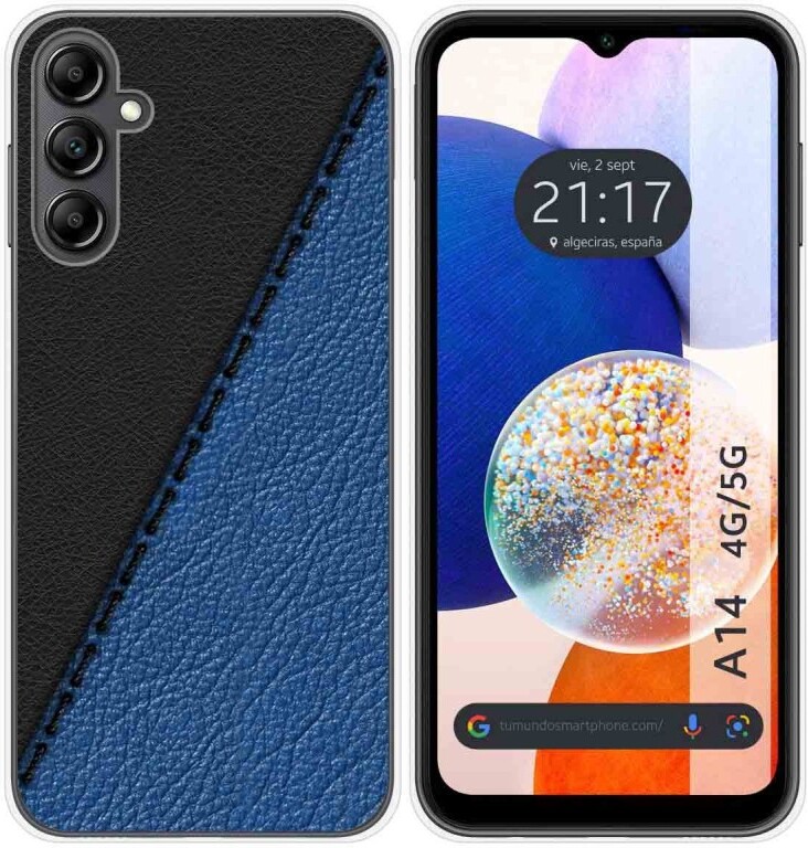 Tumundosmartphone Funda Silicona Samsung Galaxy A14 4G / 5G Cuero 02