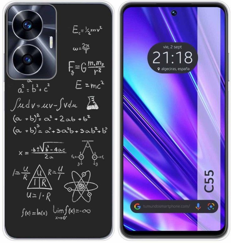 Tumundosmartphone Funda Silicona Realme C55 Formulas