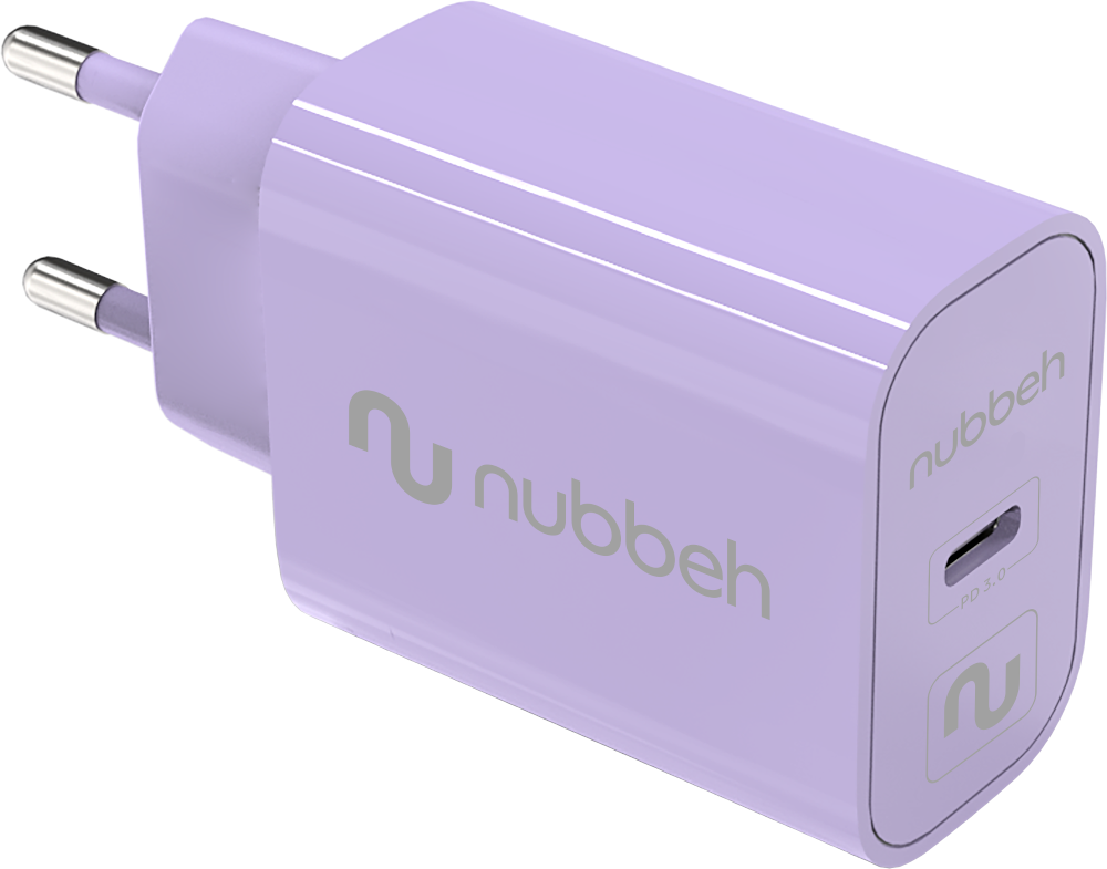 Nubbeh Cabeza de carga USB Tipo C 25W