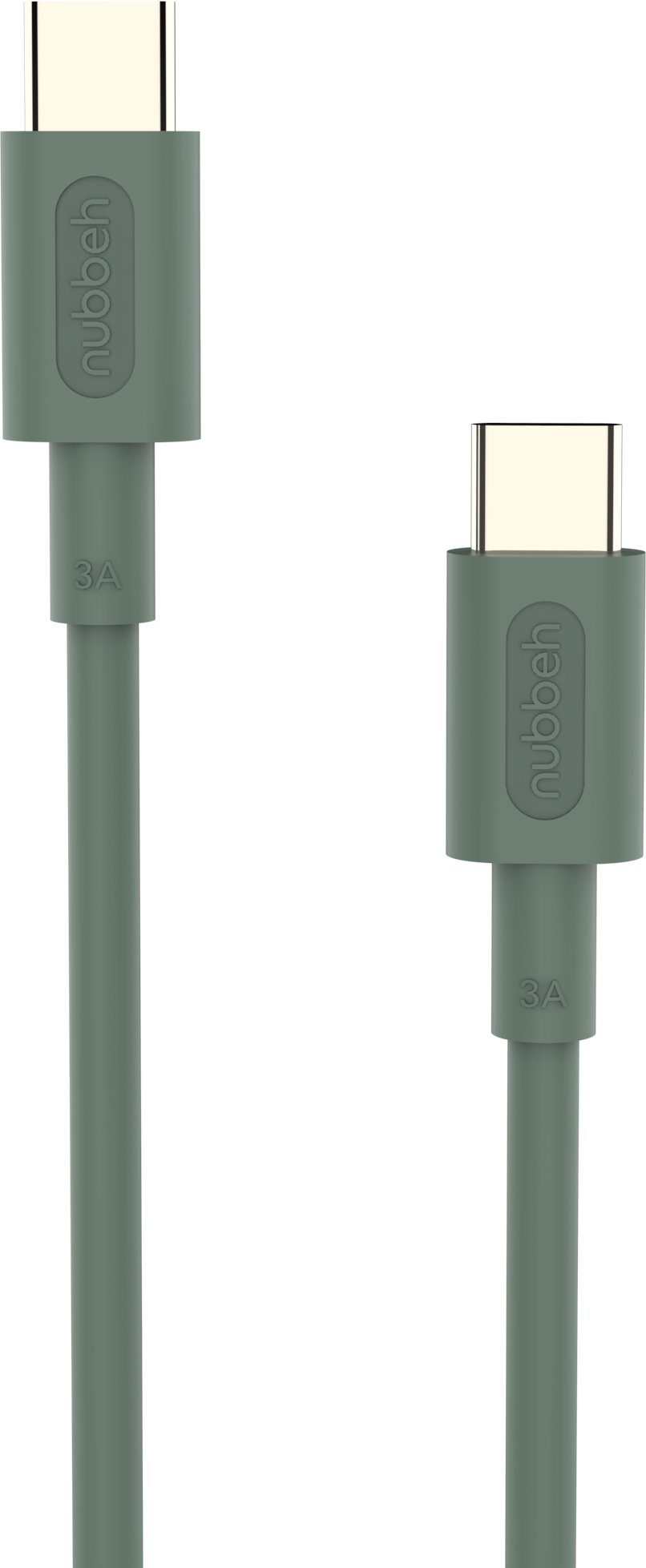 Nubbeh Cable USB tipo C a USB tipo C 3A 1m