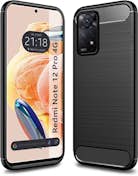 Tumundosmartphone Funda Gel TPU Carbon Negra Xiaomi Redmi Note 12 Pr