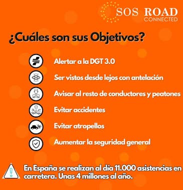 SOS Road Sos Road Connected Baliza de emergencia DP-EL2022-