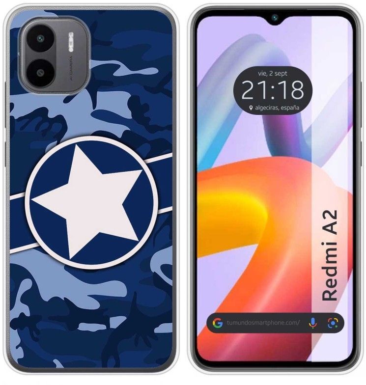 Tumundosmartphone Funda Silicona Xiaomi Redmi A2 Camuflaje 03