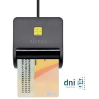 Lector de DNI s ASCR-SN01-BK/ Negro