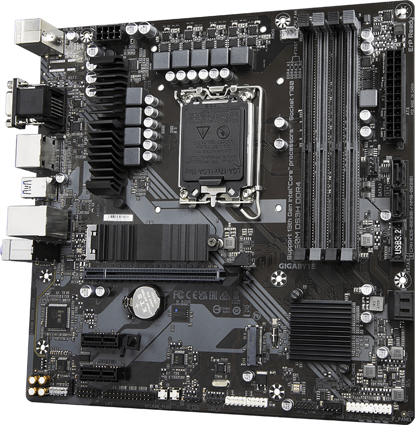 Gigabyte Gigabyte B760M DS3H DDR4 placa base Intel B760 LGA