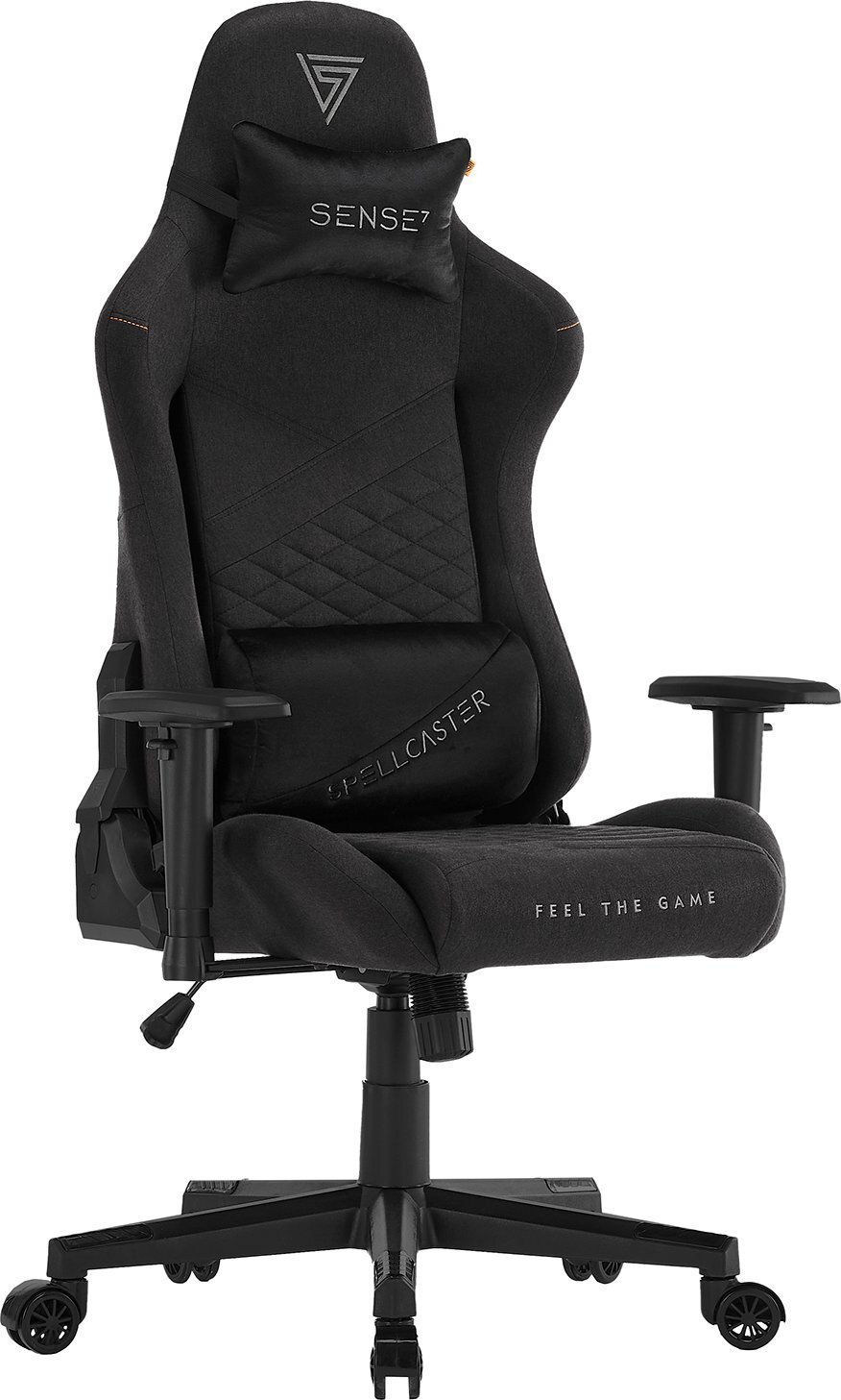 Sense7 Silla gaming SENSE7 Spellcaster Senshi tela negro