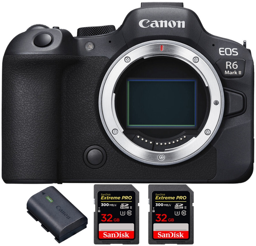 Canon EOS R6 Mark II ( R6II ) + 2 SanDisk 32GB Extreme P