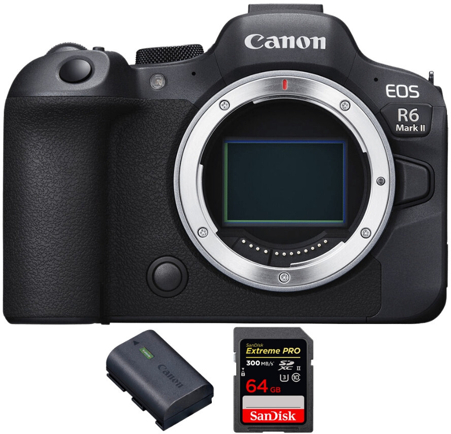 Canon EOS R6 Mark II ( R6II ) + 1 SanDisk 64GB Extreme P