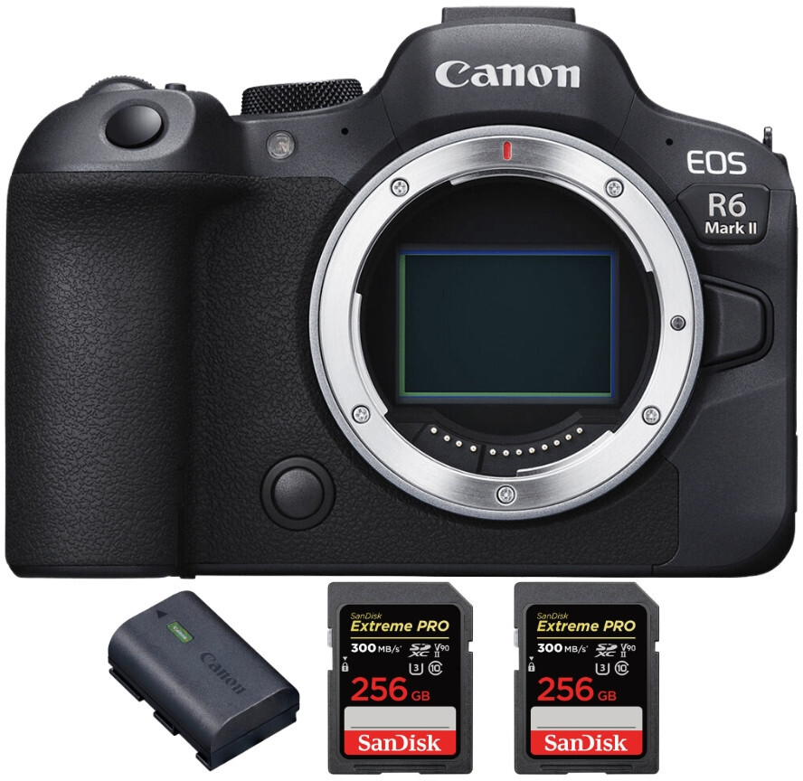 Canon EOS R6 Mark II ( R6II ) + 2 SanDisk 256GB Extreme