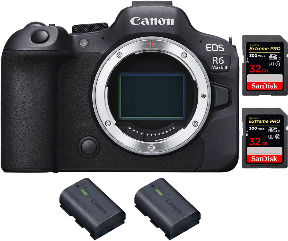 Canon EOS R6 Mark II ( R6II ) + 2 SanDisk 32GB Extreme P