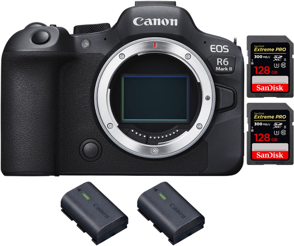 Canon EOS R6 Mark II ( R6II ) + 2 SanDisk 128GB Extreme