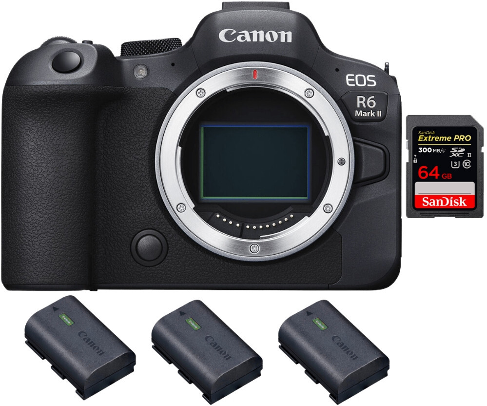 Canon EOS R6 Mark II ( R6II ) + 1 SanDisk 64GB Extreme P