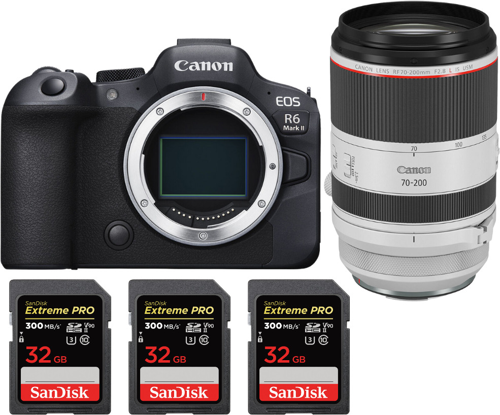 Canon EOS R6 Mark II ( R6II ) + RF 70-200mm f/2.8 L IS U
