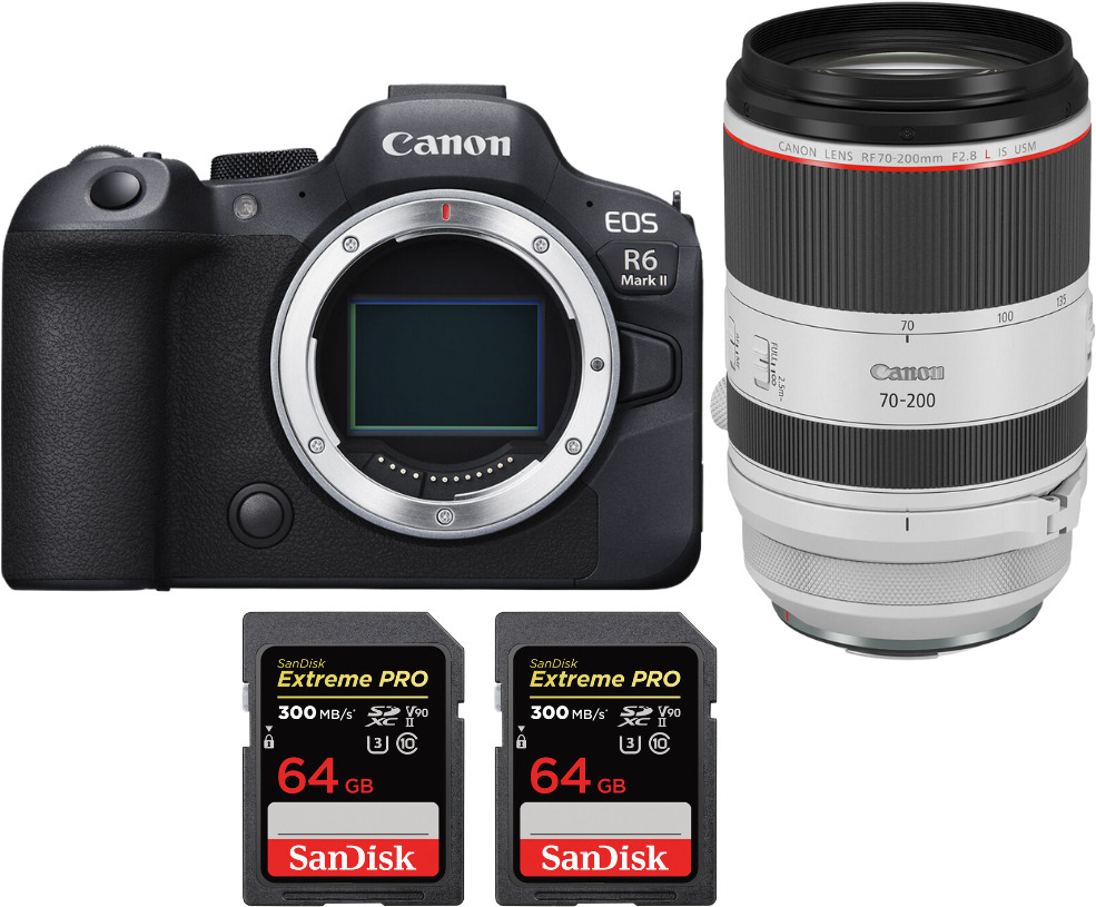 Canon EOS R6 Mark II ( R6II ) + RF 70-200mm f/2.8 L IS U