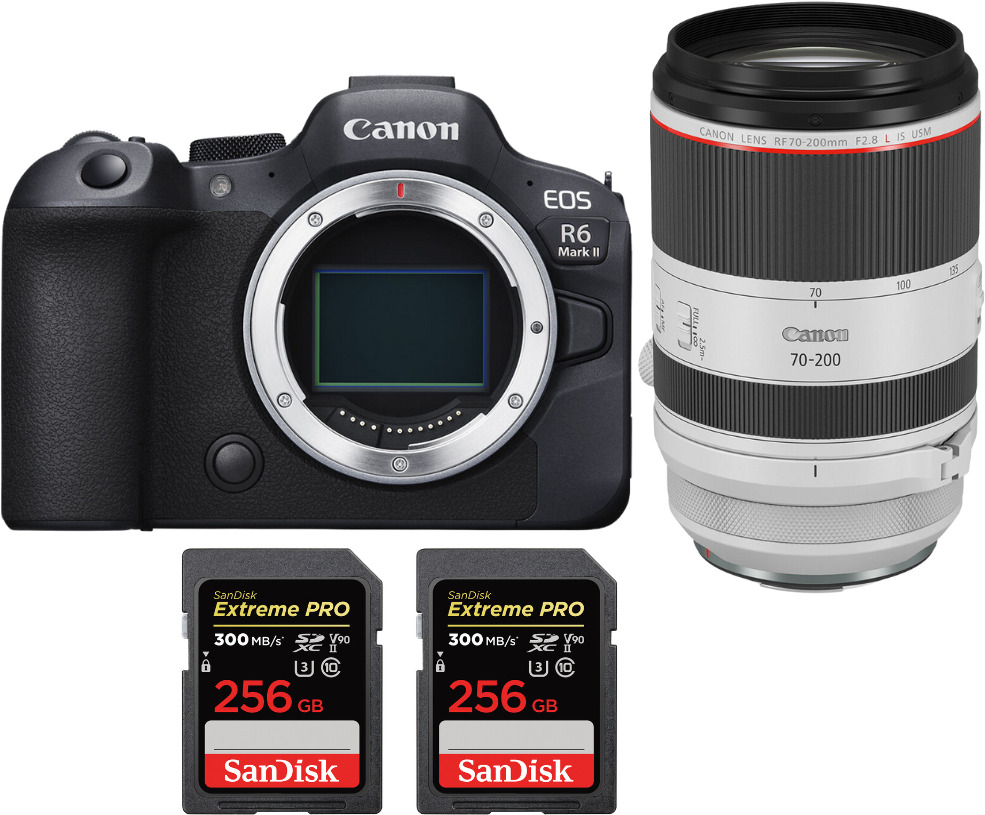 Canon EOS R6 Mark II ( R6II ) + RF 70-200mm f/2.8 L IS U