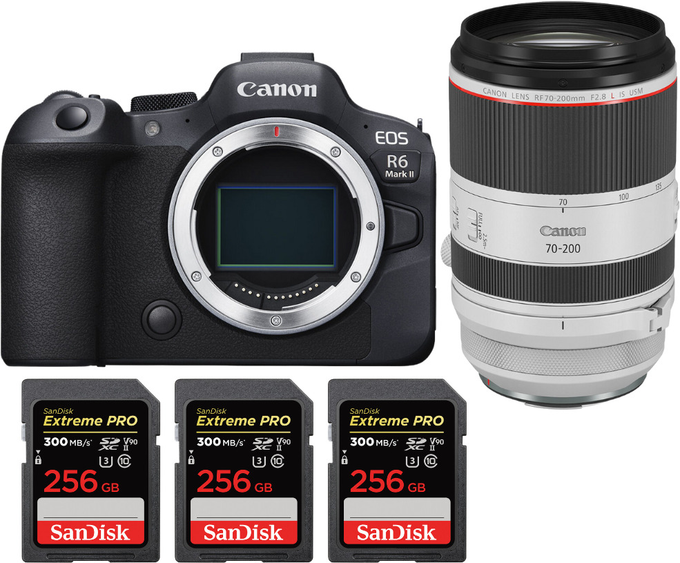 Canon EOS R6 Mark II ( R6II ) + RF 70-200mm f/2.8 L IS U