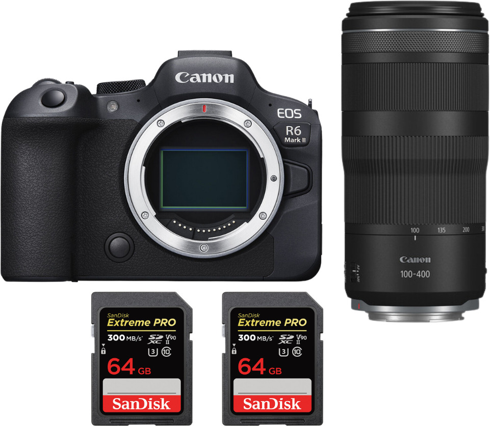 Canon EOS R6 Mark II ( R6II ) + RF 100-400mm f/5.6-8 IS