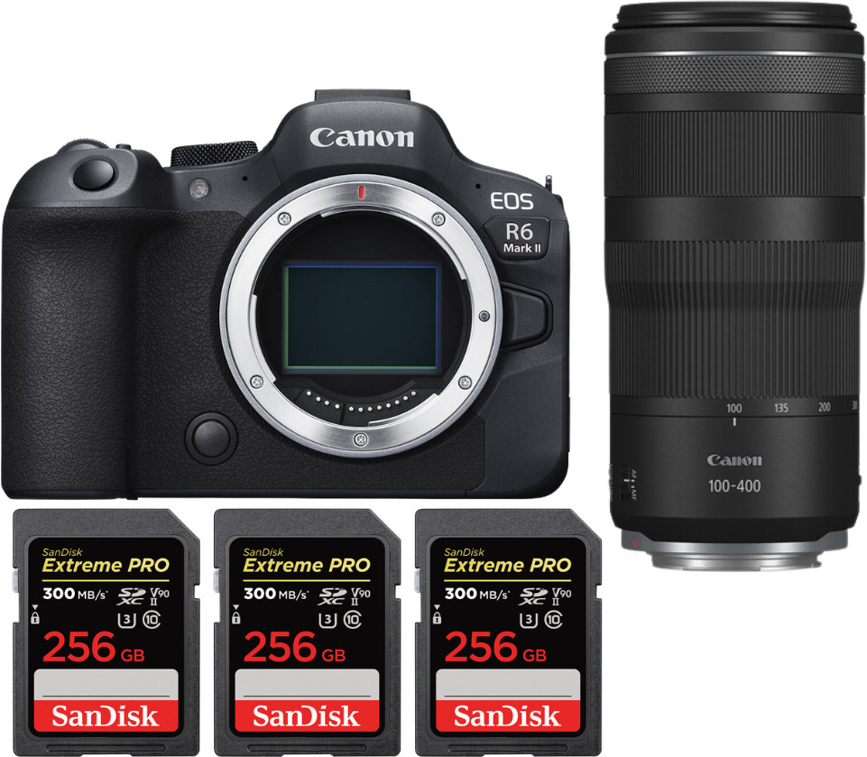 Canon EOS R6 Mark II ( R6II ) + RF 100-400mm f/5.6-8 IS