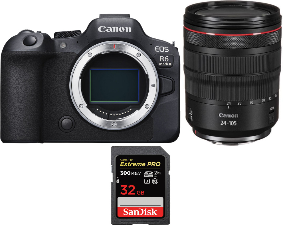 Canon EOS R6 Mark II ( R6II ) + RF 24-105mm f/4 L IS USM