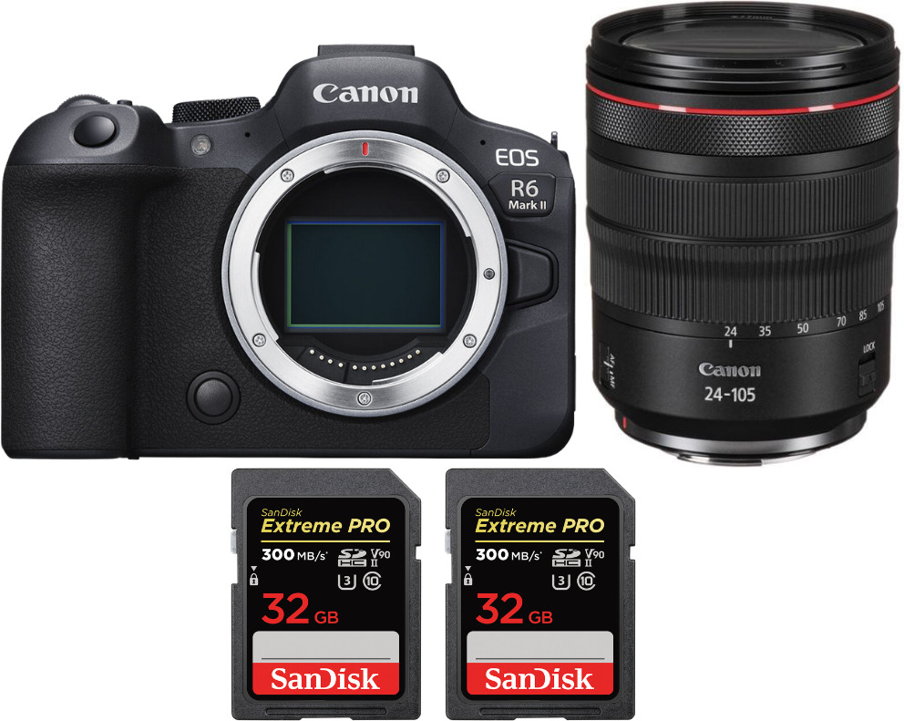 Canon EOS R6 Mark II ( R6II ) + RF 24-105mm f/4 L IS USM