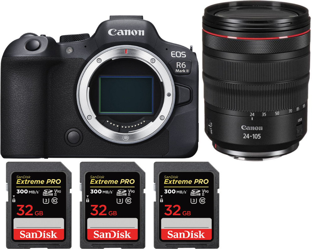 Canon EOS R6 Mark II ( R6II ) + RF 24-105mm f/4 L IS USM