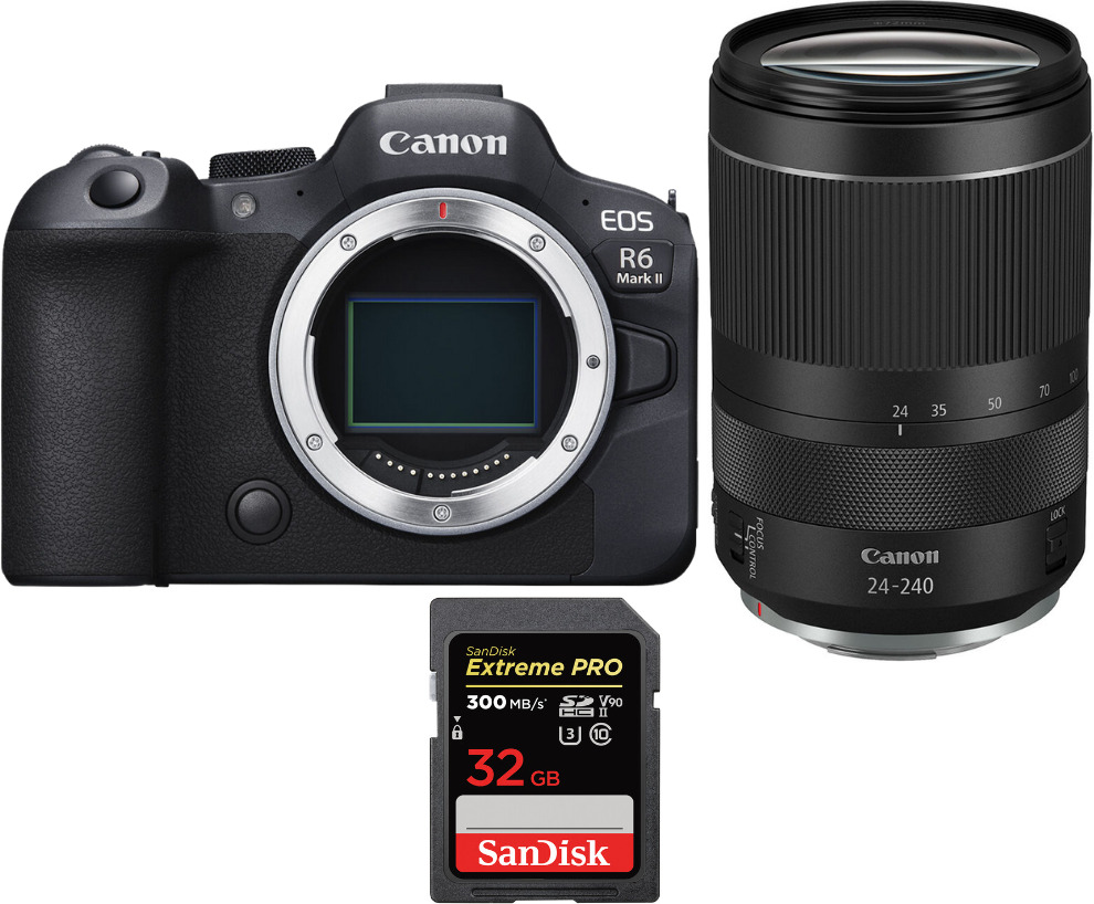 Canon EOS R6 Mark II ( R6II ) + RF 24-240mm f/4-6.3 IS U