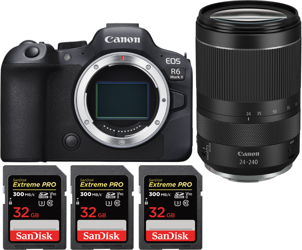 Canon EOS R6 Mark II ( R6II ) + RF 24-240mm f/4-6.3 IS U