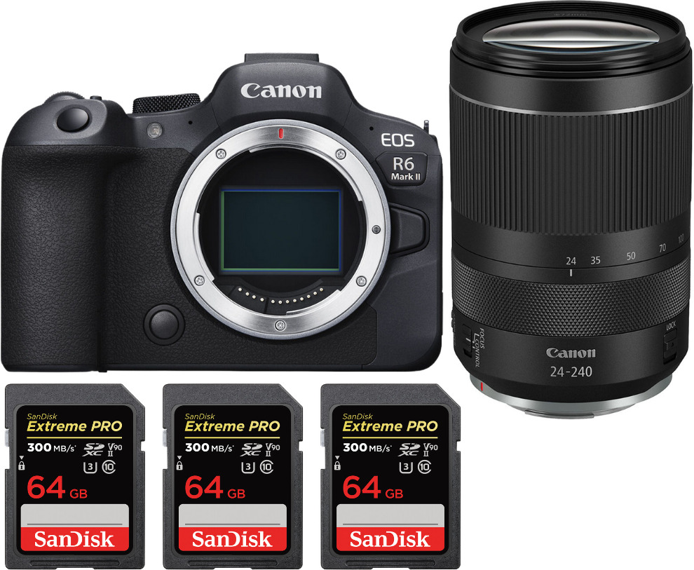 Canon EOS R6 Mark II ( R6II ) + RF 24-240mm f/4-6.3 IS U