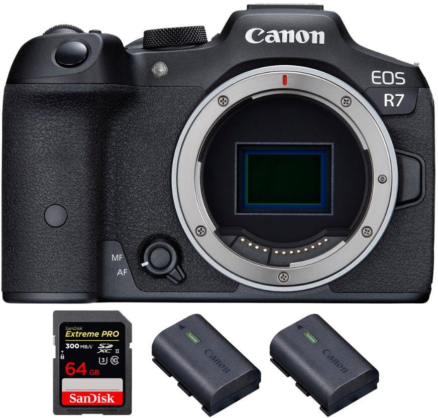 Canon EOS R7 + 1 SanDisk 64GB Extreme PRO UHS-II SDXC 30