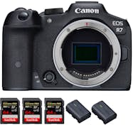 Canon EOS R7 + 3 SanDisk 64GB Extreme PRO UHS-II SDXC 30