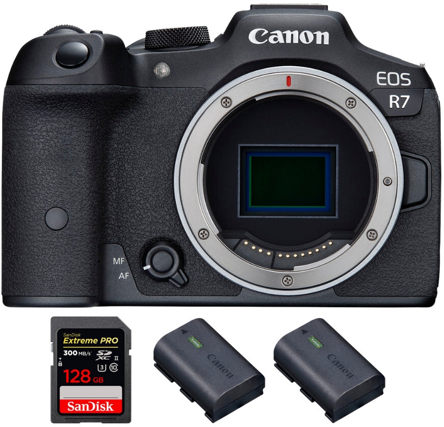 Canon EOS R7 + 1 SanDisk 128GB Extreme PRO UHS-II SDXC 3