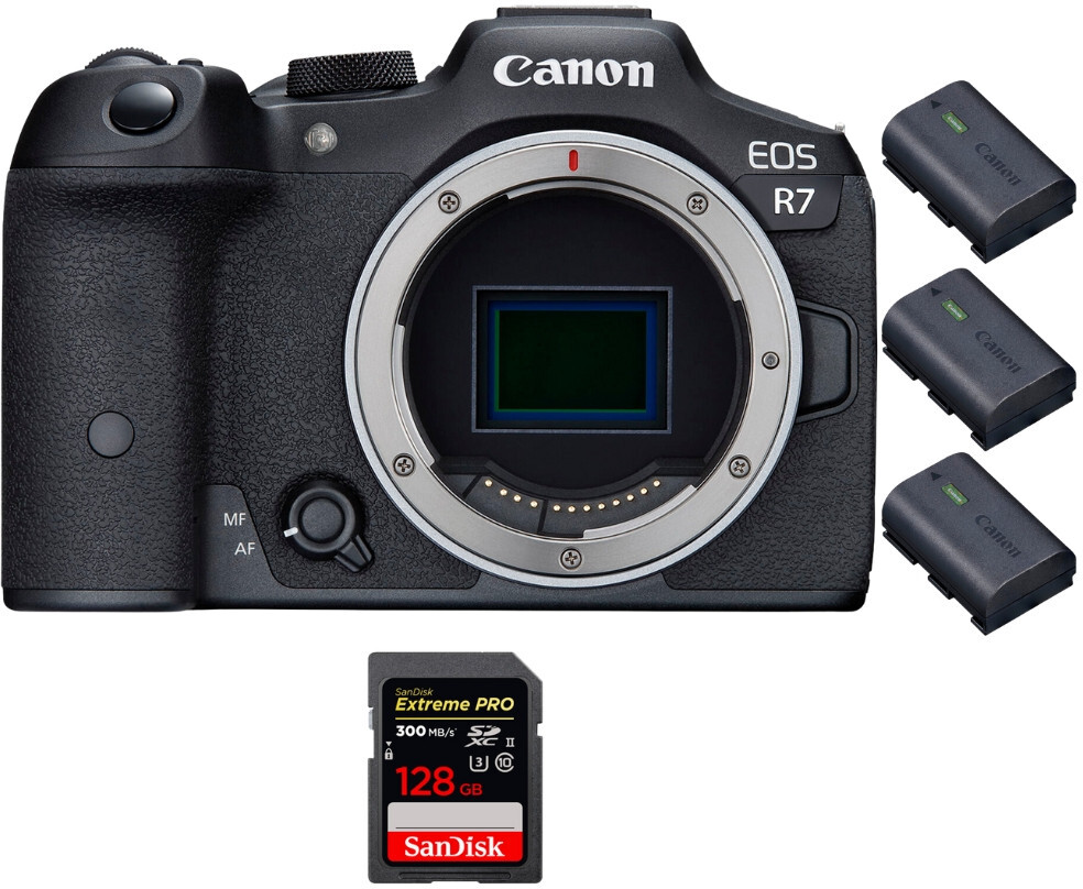 Canon EOS R7 + 1 SanDisk 128GB Extreme PRO UHS-II SDXC 3