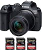 Canon EOS R7 + RF-S 18-150mm STM + 3 SanDisk 64GB Extrem