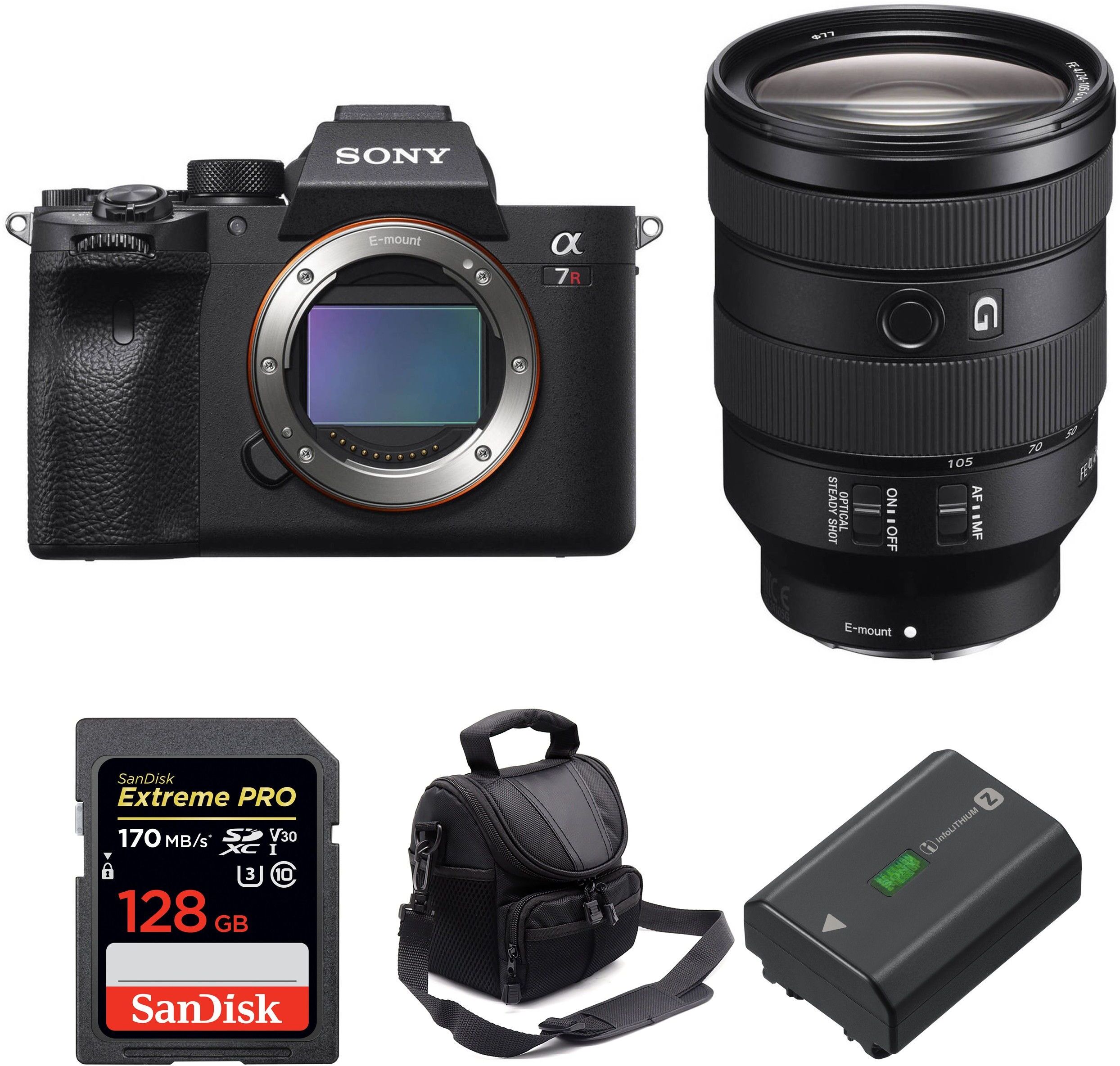Sony Alpha 7R IV + FE 24-105 mm F4 G OSS + SanDisk 128G