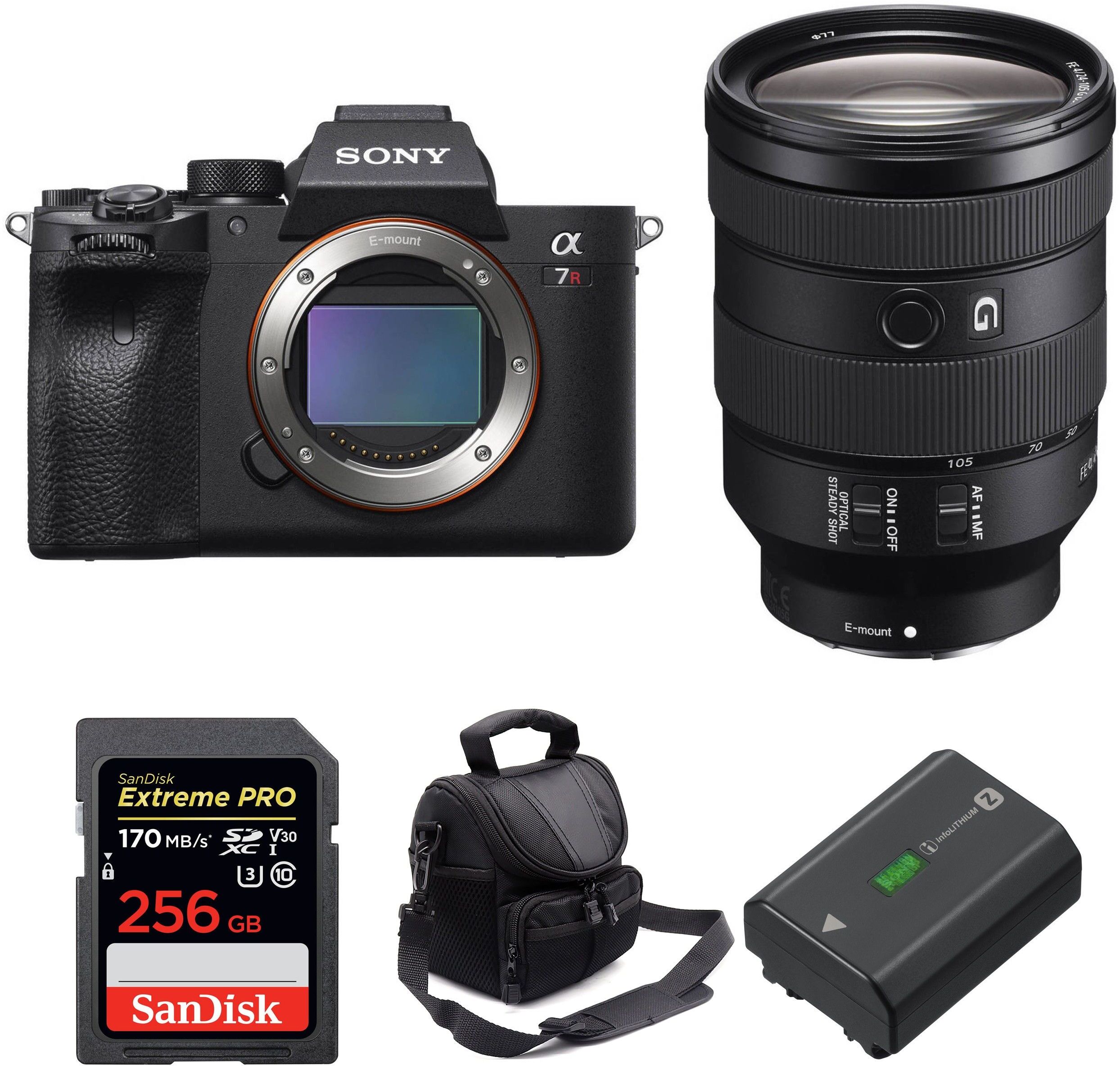 Sony Alpha 7R IV + FE 24-105 mm F4 G OSS + SanDisk 256G