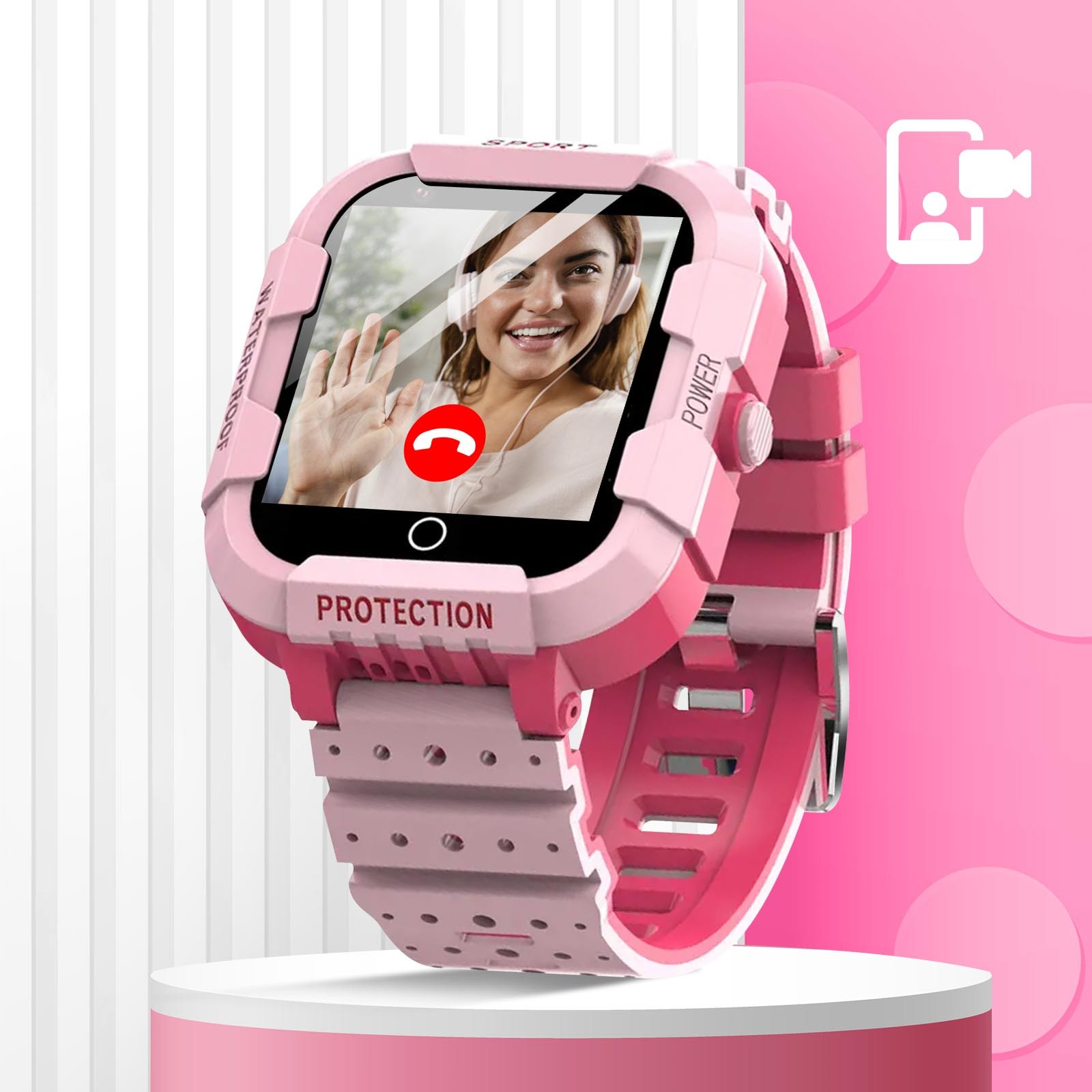 Compra Rubicon Reloj Conectado Rosa Infantil Localizaci n GPS y L