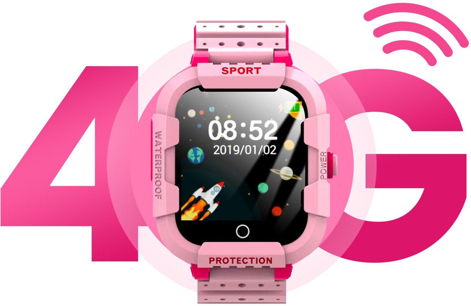 Compra Rubicon Reloj Conectado Rosa Infantil Localizaci n GPS y L