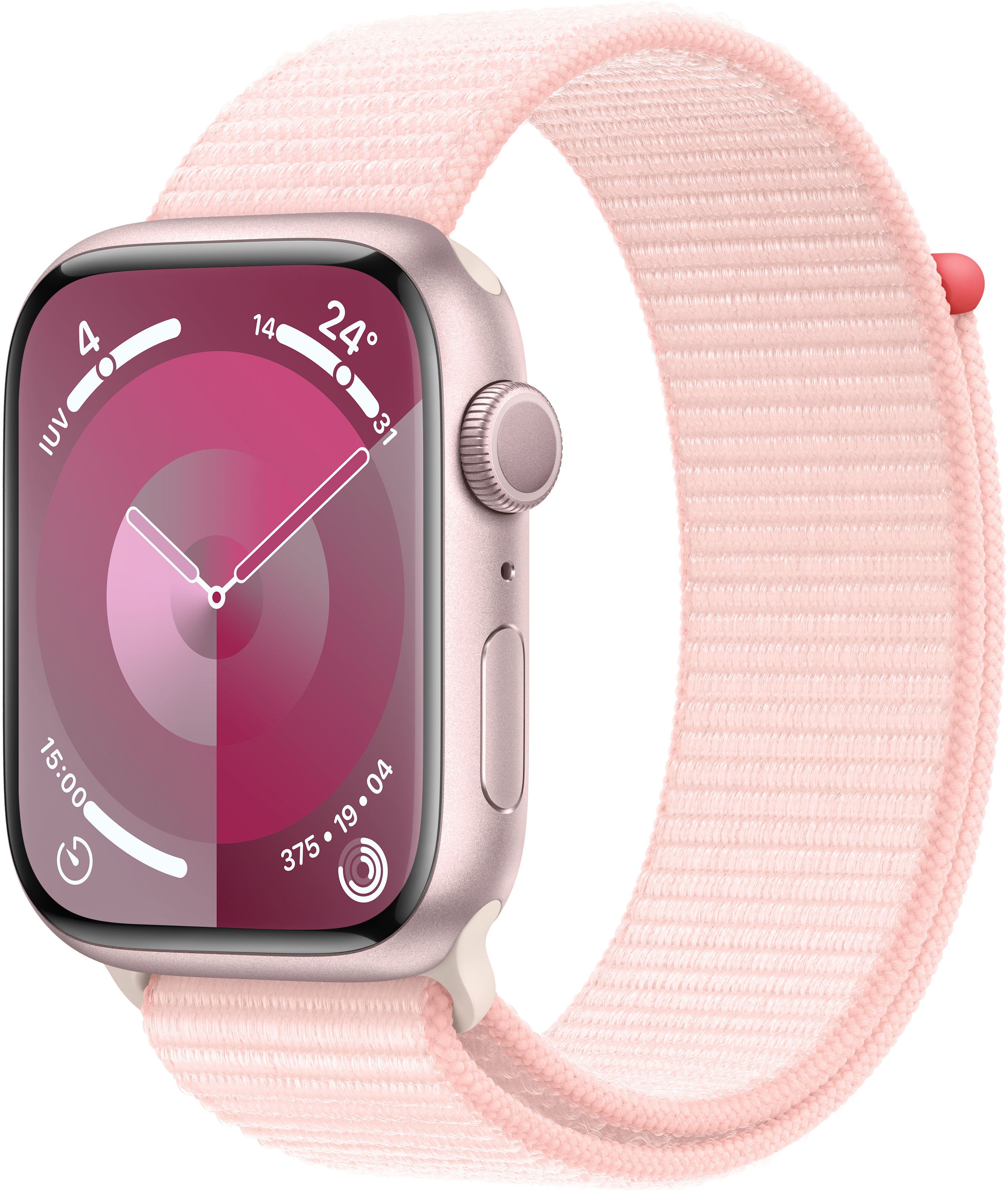 Apple Watch Series 9 45mm GPS Caja aluminio rosa y corre